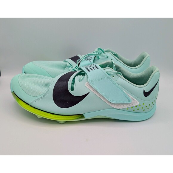 Nike Air Zoom LJ Elite Long Jump Spikes Men's Size 10 Mint Foam Green dr9924-300 - Picture 3 of 7
